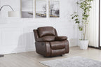 Betsy Furniture Faux Leather Reclining Glider Chair, Recliner, 8018 Multiple Colors (Brown, Chair)
