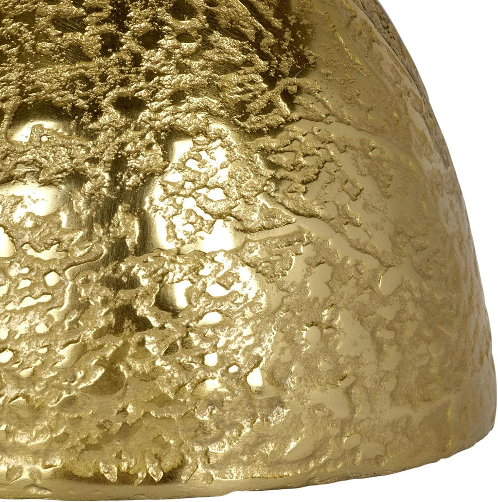 SAFAVIEH Home Collection - Avanni Accent Side Table, Ivory Round Top & Gold Metal Base (ACC5510A)