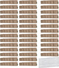 Beuta Landscape Edging | Garden Edging Border | Faux Stone Blocks for Lawn Edging, Flower Beds & Yard Edging – 40 Pack | Each Section Has 6 Blocks 48" L x 4" W x 6.5" H | 80 Spikes | Sandstone