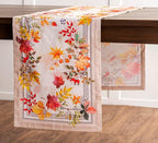 Maison d' Hermine Table Runner 100% Cotton Single Layer Table Runners 60 inches Long for Thanksgiving Christmas Decorations Home Kitchen Dining Party Wedding (Amarante, 14.5" x 60")
