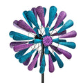 flybold Wind Spinner for Yard and Garden | Wind Spinners Outdoor, Metal, Large Windmill | 84in Height 22in Dia | Dual Direction Wind Sculptures | Kinetic Windmills Catchers for Garden Decorations