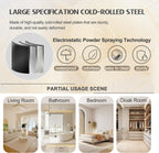 GAIOUS Metal Wardrobe Cabinet with Hanging Rod, Clothing Storage Cabinets