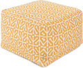 Majestic Home Goods Aruba Ottoman, Large, Citrus