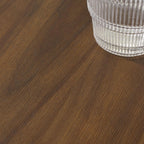 SAFAVIEH Home Collection - Akai Accent Table, Walnut Brown Side Table with Cross Base, Fully Assembled (ACC2400A)