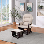 Glider Ottoman Espresso,Latte
