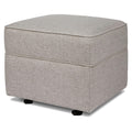 Namesake Willa/Alden Gliding Ottoman in Performance Grey Eco-Weave, Water Repellent & Stain Resistant, Greenguard Gold & CertiPUR-US Certified