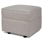 Namesake Willa/Alden Gliding Ottoman in Performance Grey Eco-Weave, Water Repellent & Stain Resistant, Greenguard Gold & CertiPUR-US Certified