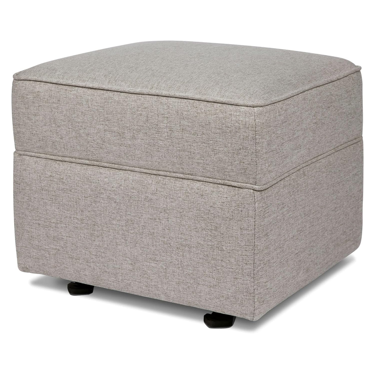 Namesake Willa/Alden Gliding Ottoman in Performance Grey Eco-Weave, Water Repellent & Stain Resistant, Greenguard Gold & CertiPUR-US Certified