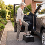 Generic Portable Folding Step Stool Nonslip for Elderly Assistant Lightweight Plastic 120KG Capacity 1 Unit