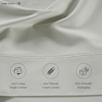 LANE LINEN 600 TC 100% Mercerized Cotton Twin XL Sheets Set, Soft & Comfy Sateen Weave - Perfect for Hospital beds or Dorm Room, Luxury Hotel Like Thick Sheets Twin XL Size Sheet Set - Mineral
