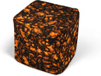 Hot Lava Pouf Ottoman (18 inches)