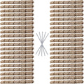 Beuta Landscape Edging | Garden Edging Border | Faux Stone Bricks for Lawn edging, Flower beds, Pathways & Yard Edging– 40 Packs | Each Section Has 6 Bricks 48"L x 4"W x 2.25"H |120 Spikes |Sandstone