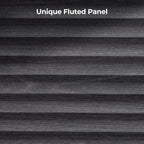 SICOTAS Fluted Buffet Cabinet with Storage, 3-Drawer Sideboard Cabinet, Modern Mid-Century Coffee Bar Cabinet for Living Room, Entryway, Kitchen