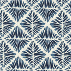 HomePop 36" Decorative Storage Bench - Blue Geometric Pattern