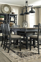Signature Design by Ashley Counter Height Table with Storage, Farmhouse