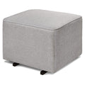 DaVinci Universal Gliding Ottoman in Misty Grey, Greenguard Gold & CertiPUR-US Certified
