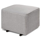DaVinci Universal Gliding Ottoman in Misty Grey, Greenguard Gold & CertiPUR-US Certified