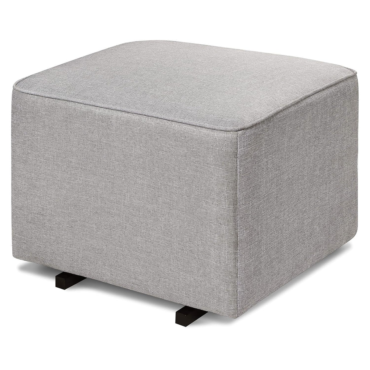 DaVinci Universal Gliding Ottoman in Misty Grey, Greenguard Gold & CertiPUR-US Certified