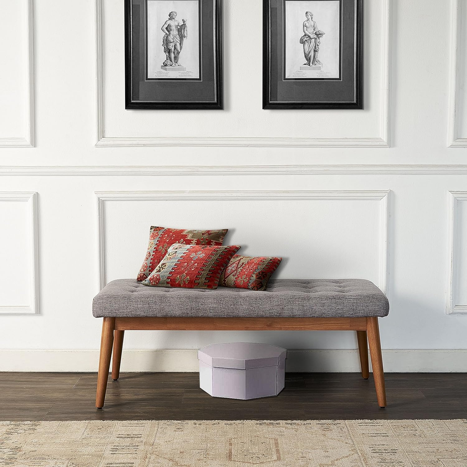 Crosley Furniture Landon Wood Dining Bench for Entryway or Mudroom, Acorn
