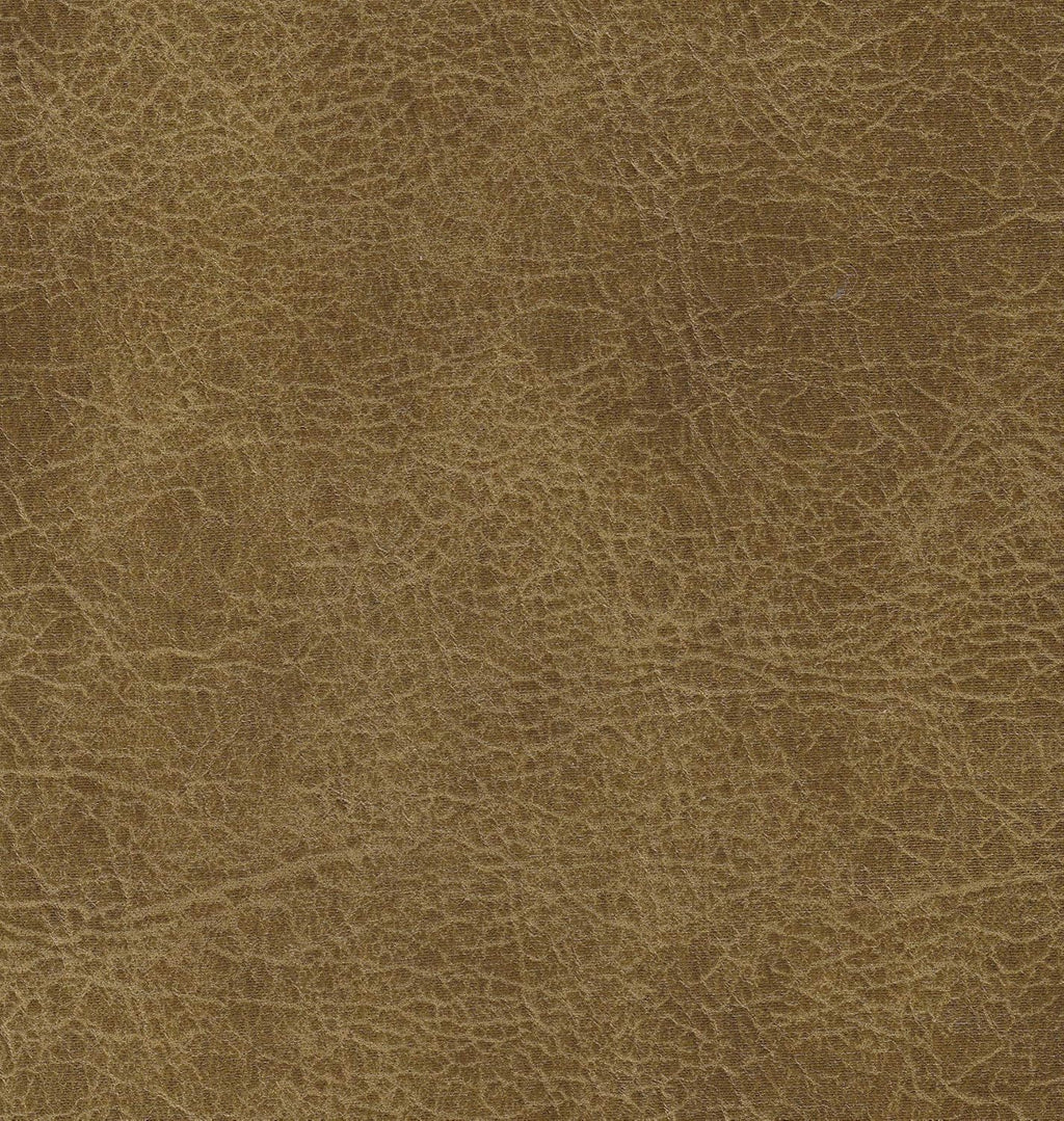 HomePop Large Upholstered Tufted Bench – Light Brown Leather
