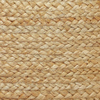 · REDEARTH · Jute Circular Low Pouf Ottoman - Boho Foot Stool - Natural | Jute, 18"x18"x10"; Braided Jute Pouf, Accent Sitting Doubles as Foot Rest; Great for Living Room, Patio, Outdoor, Bedroom
