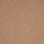Christopher Knight Home Rika 48" Comfy Boucle Upholstered Bedroom Bench, Ottoman Bench with Rounded Wooden Legs, Spacious Seating, Long Footstool for Living Room, Entryway Bench, Tan Brown