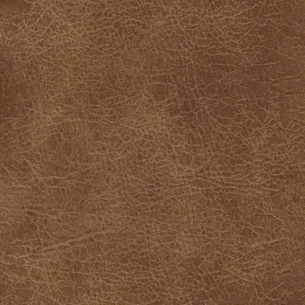 HomePop Square Tufted Storage Ottoman - Distressed Brown Faux Leather Small