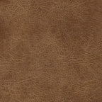 HomePop Square Tufted Storage Ottoman - Distressed Brown Faux Leather Small