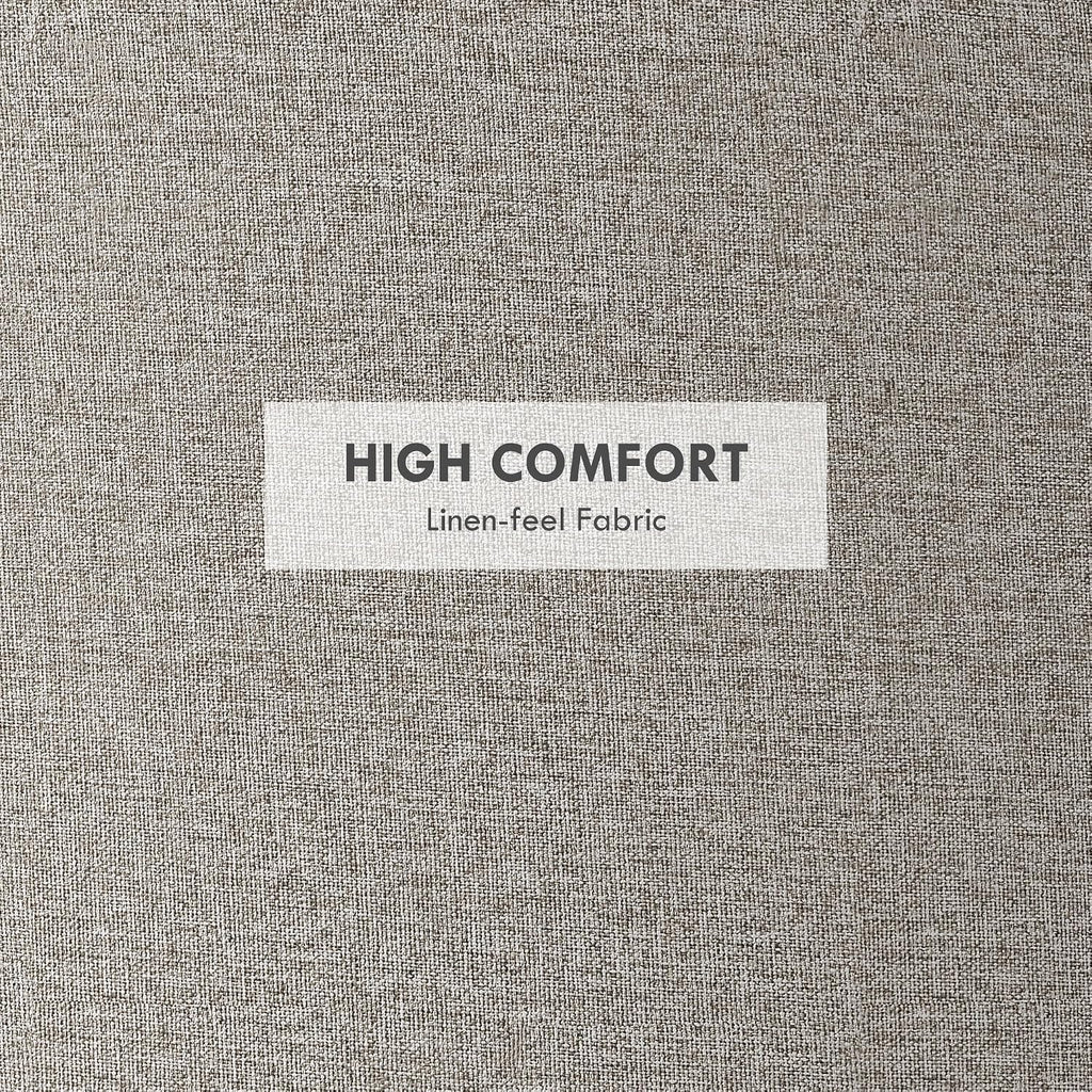 HOMCOM Round Storage Ottoman with Flip Top Tray, Footstool, Light Gray | Upholstered Fabric, Small Coffee Table, Hidden Compartment, Accent Vanity Stool, Living Room