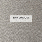 HOMCOM Round Storage Ottoman with Flip Top Tray, Footstool, Light Gray | Upholstered Fabric, Small Coffee Table, Hidden Compartment, Accent Vanity Stool, Living Room