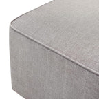 DaVinci Universal Gliding Ottoman in Misty Grey, Greenguard Gold & CertiPUR-US Certified