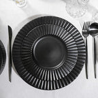 Christian Siriano Lusso 16-Piece Dinnerware Set Stoneware, Black