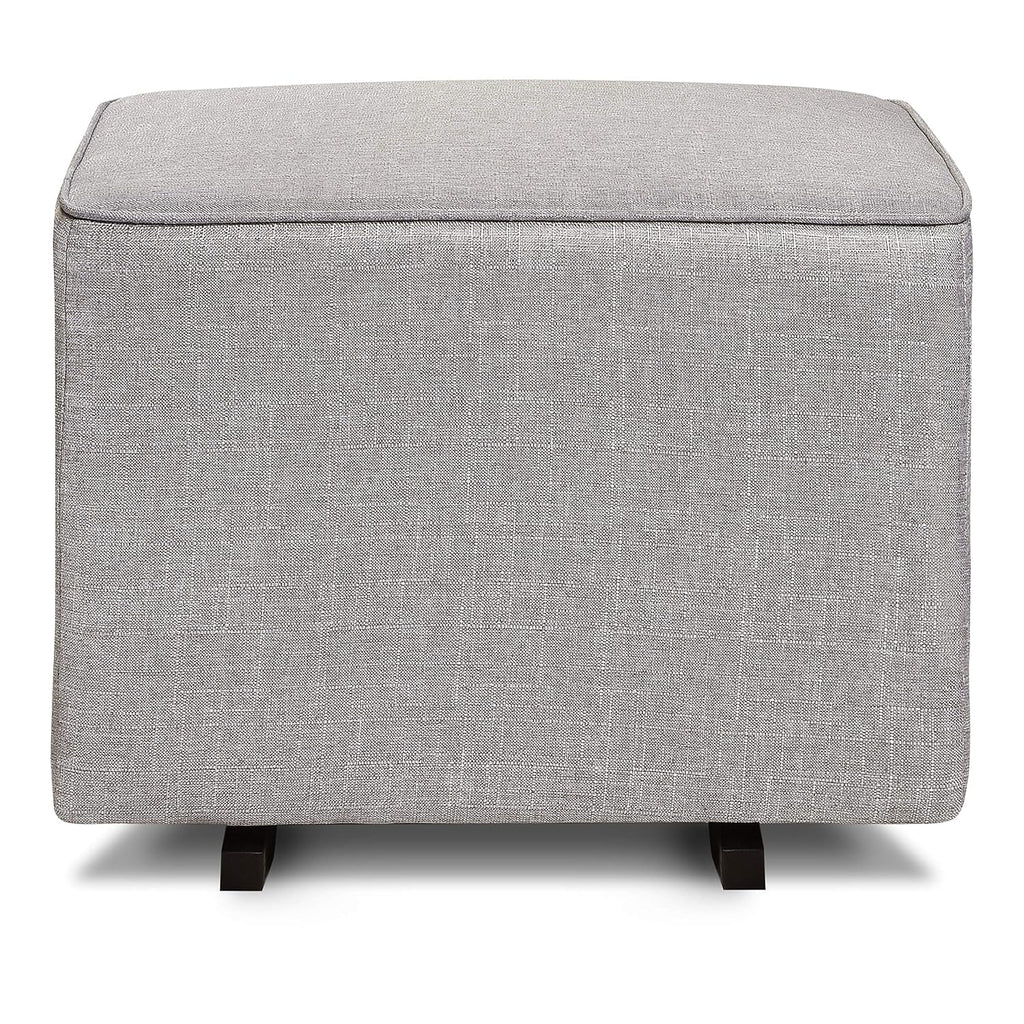 DaVinci Universal Gliding Ottoman in Misty Grey, Greenguard Gold & CertiPUR-US Certified