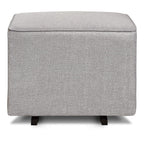DaVinci Universal Gliding Ottoman in Misty Grey, Greenguard Gold & CertiPUR-US Certified