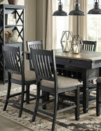 Signature Design by Ashley Counter Height Table with Storage, Farmhouse