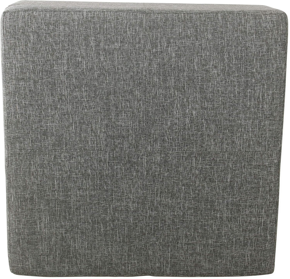 HomePop 32" Square Storage Ottoman - Slate Gray