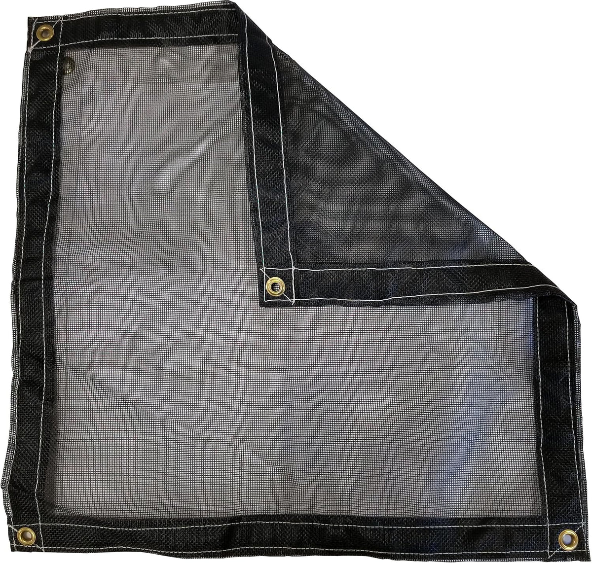 16 Ft. x 20 Ft. Black 10 Oz. Vinyl Coated Mesh Tarp