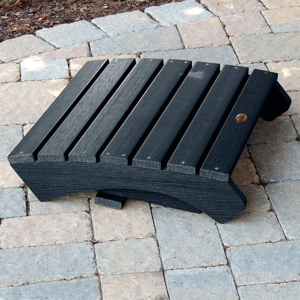 Highwood AD-OTL1-FBE Adirondack Folding Ottoman, Federal Blue
