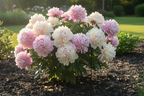 Goooxim Large Peony Cage & Plant Support Ring, 18.9" x 23.6" Round Metal Flower Stakes